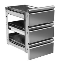 Mastro Ladenblok | Mastro/Ristormarkt Koelwerkbanken (Diepte 700mm) | 3x 1/3 Lade | 450x600x645(h)mm