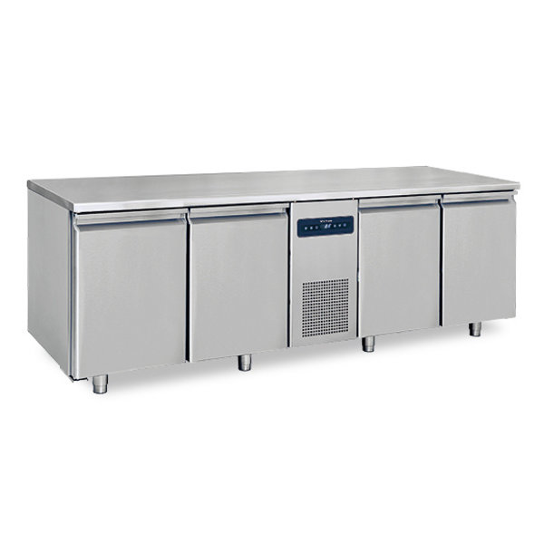 Vrieswerkbank | 632L | 4 Deuren (1/1 GN) | -10°C/-20°C | Geventileerd | 2270x700x850(h)mm