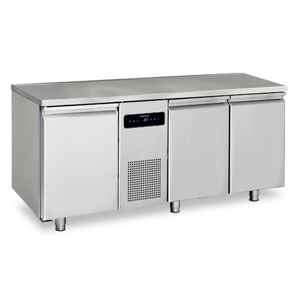 Vrieswerkbank | 474L | 3 Deuren (1/1 GN) | -10°C/-20°C | Geventileerd | 1785x700x850(h)mm