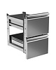 Virtus Ladeblok | Virtus Koelwerkbanken | 2x 1/2 Lade | 450x600x645(h)mm 