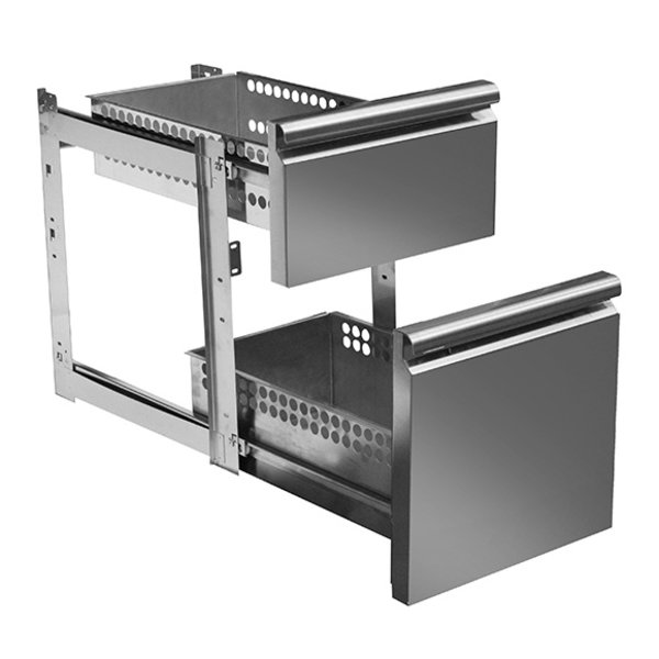 Ladeblok | Virtus Koelwerkbanken | 1/3 + 2/3 Lade | 450x600x645(h)mm