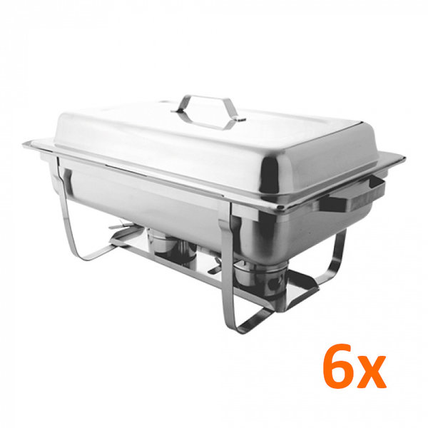 Chafing Dish | 1/1 GN | 6 Stuks | 620x350x370(h)mm