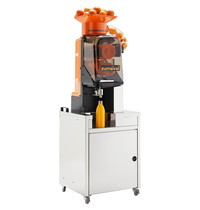 Zumoval Vruchtenpers + Onderstel | Minimatic Self Service | 15/Min. (Ø65-80mm) | Automatische Vulling | RVS Zelbedieningstap | 600x550x1410(h)mm