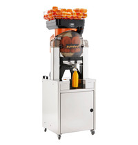 Zumoval Vruchtenpers + Onderstel | FastTop Service | Extra Snel | 45/Min. (Ø65-80mm) | Automatische Vulling | RVS Zelfbedieningstap | 600x550x1750(h)mm