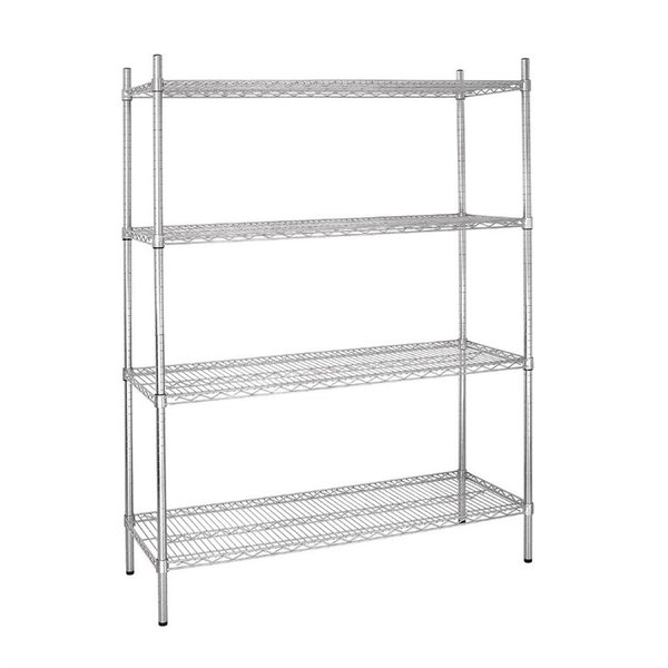 Voorraadrek | 4 Schappen (Verstelbaar) | 1525x460x1840(h)mm