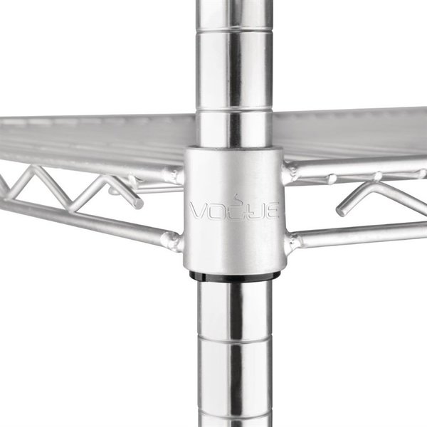 Voorraadrek | 4 Schappen (Verstelbaar) | 1830x457x1840(h)mm