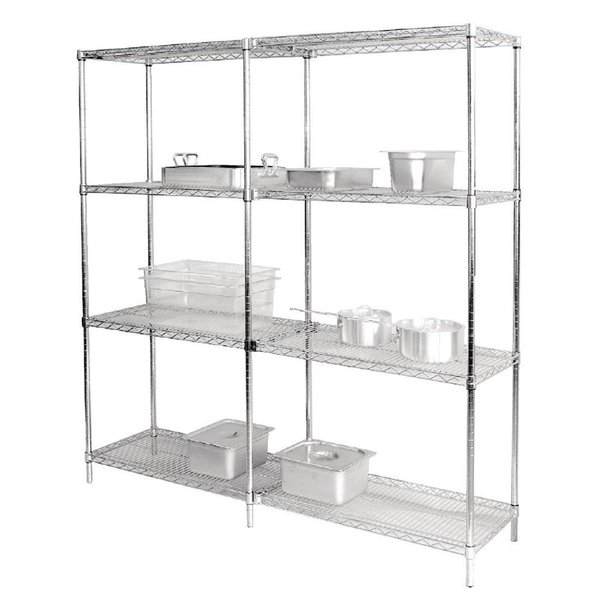Staanderset | Vogue Voorraadrekkensysteem | 2 Stuks | Lengte 1830mm