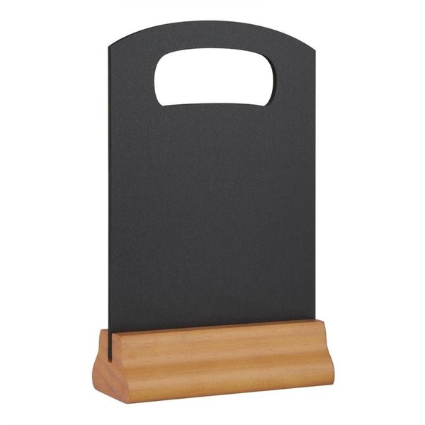 Tafel krijtbord | Met houten voet | 31,5x18,2cm