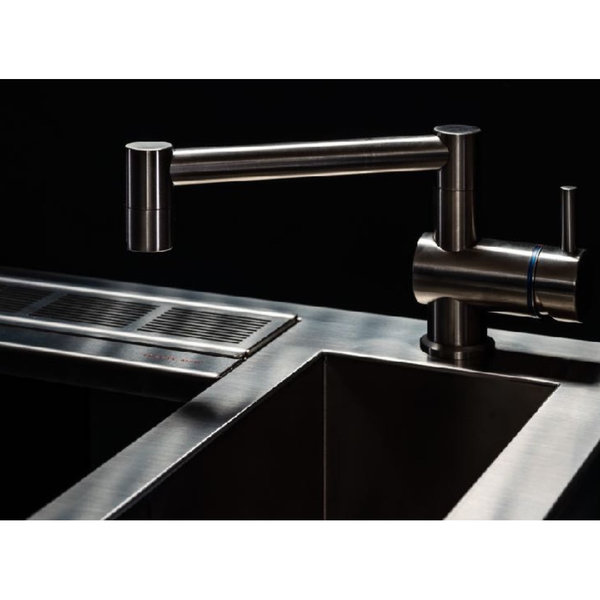 Bar-/Cocktailstation | RVS | MACH 1 | Onderbar | Spoelbak + Kraan | Snijplank | GN-/IJsbakken | 1000x500x880-940(h)mm