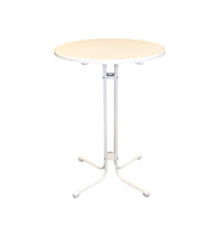 Gastronoble Statafel Monaco | Wit | Ø800x1080(h)mm