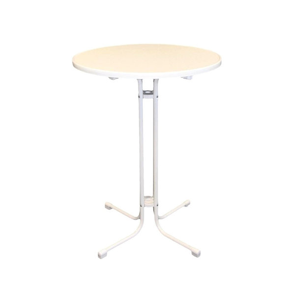 Statafel Monaco | Wit | Ø800x1080(h)mm