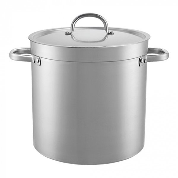 Kookpan aluminium | 33,6 liter | Met deksel | Ø35x35(h)cm
