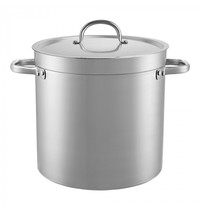Pujadas Kookpan | CENTURY | Aluminium | 98L | Div. Warmtebronnen | Incl. Deksel | Ø500x500(h)mm