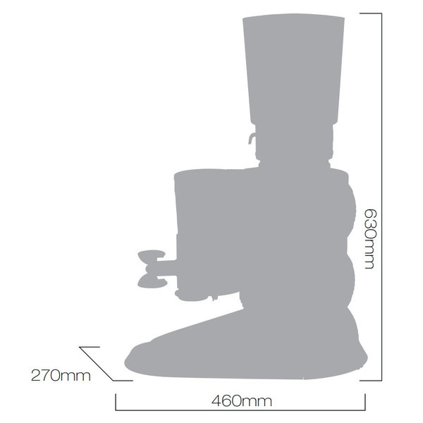Koffiemolen | Automatisch + Doseerder | 230V | 270x460x630(h)mm