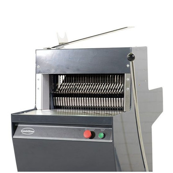 Broodsnijmachine | Brood 430mm | Snijdikte 13mm | 0.37kW (230V) | Wielen (Geremd) | 800x850x1250(h)mm