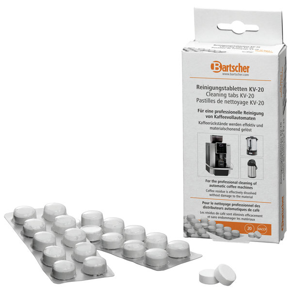 Reinigingstabletten KV-20 | Koffieapparaten | 20x 10 Tabletten