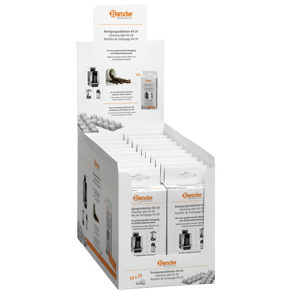Reinigingstabletten KV-20 | Koffieapparaten | 20x 10 Tabletten