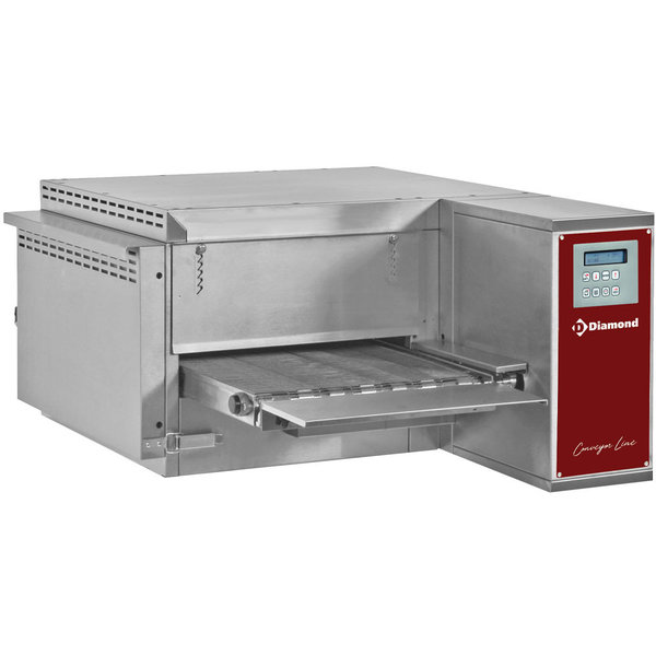 Tunneloven | Elektrisch | Geventileerd 400 | 21 of 145 Pizza's/u | 7.9kW | 980x1300x440/1060(h)mm