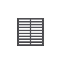 CombiSteel Roosterset voor CombiSteel COM-7455.2250/2435 | Midden | Incl. Clips | 625x475mm 