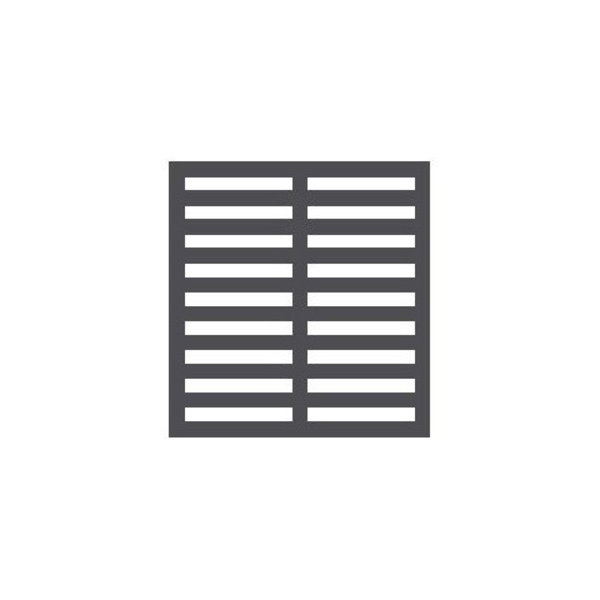 Roosterset voor CombiSteel COM-7455.2250/2435 | Midden | Incl. Clips | 625x475mm
