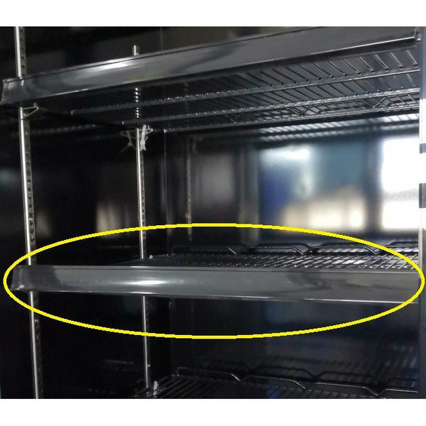 Prijskaarthouder | Zwart | Voor CombiSteel Koelingen | Midden