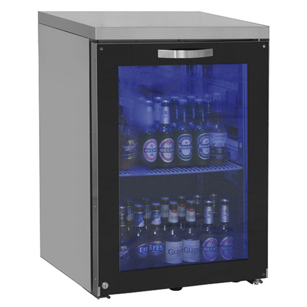 Barkoelkast Module | 1 Deur | RVS Werkblad | 460x500x875(h)mm