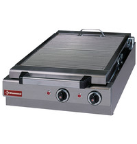 Diamond Stoomgrill tafelmodel | Bakplaat 410x340mm | 5kW | 490x500x185(h)mm