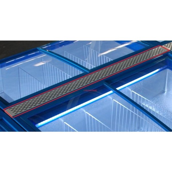 Koppelstuk | CombiSteel Supermarktvrieskist COM-7072.0015/0110 | Lengte 2125mm