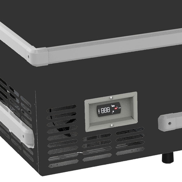 Supermarkt Vrieskist | Kop-Element | 864L | Zwart | -18°C/-23°C | Statisch | Schuifdeksels | 2008x952x894(h)mm