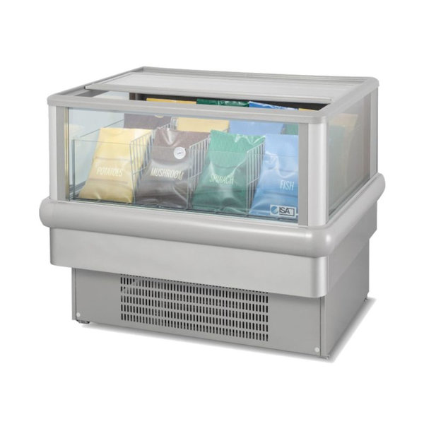 Koel-/Vrieseiland | ACTION | 160L | Grijs |  -16°C/-18°C & +1°C/+5°C | Geforceerd | Schuifdeksels | 760x820x870(h)mm