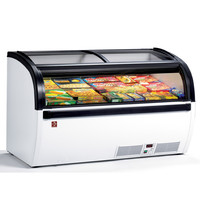 Diamond Supermarkt Vrieskist | VISUAL | 712L | Wit/Zwart | -15°C/-23°C | Geforceerd | Schuifdeksels | 2000x940x880(h)mm 