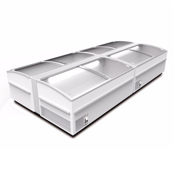 Supermarkt Koel-/Vrieskist | DOMINO | 771L | Wit | +5°C/-25°C | Statisch | Schuifdeksels | 2058x978x815(h)mm