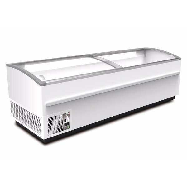 Supermarkt Koel-/Vrieskist | DOMINO | 1000L | Wit | +5°C/-25°C | Statisch | Schuifdeksels | 2558x978x815(h)mm