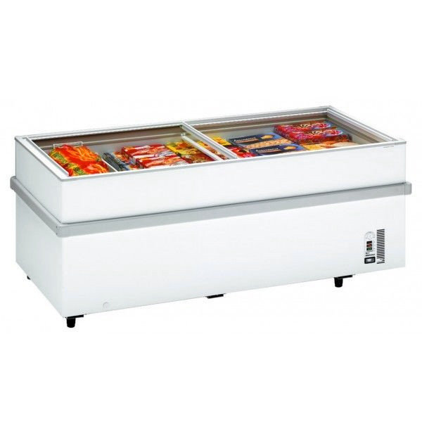 Supermarkt Vrieskist | 900L | Wit | -18°C/-26°C | Statisch | Schuifdeksels | 2050x960x780(h)mm