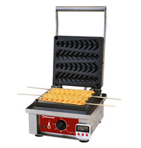 Diamond Wafelijzer | Elektrisch | Wafels Op Stokjes | 4 Stuks + Timer | 1.6kW | 305x440x230(h)mm