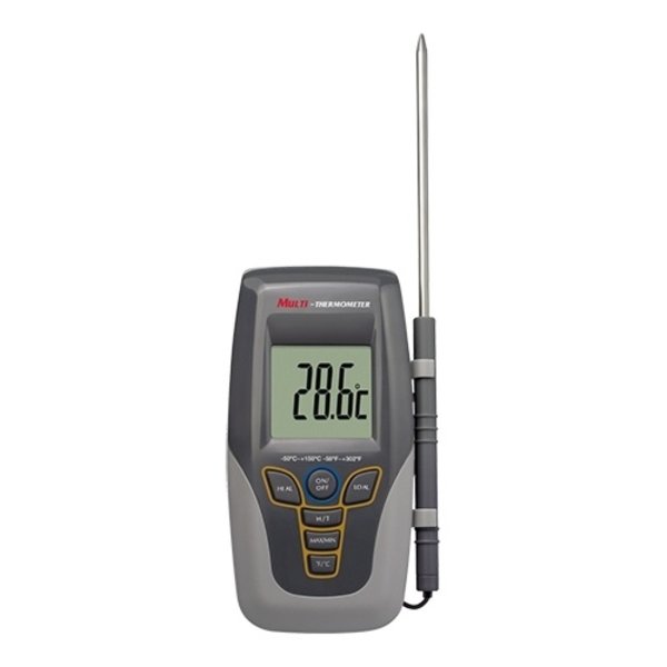 Kern-Thermometer | RVS Sonde | -50°C/300°C | 1°C Nauwkeurig | 60x25x120(h)mm