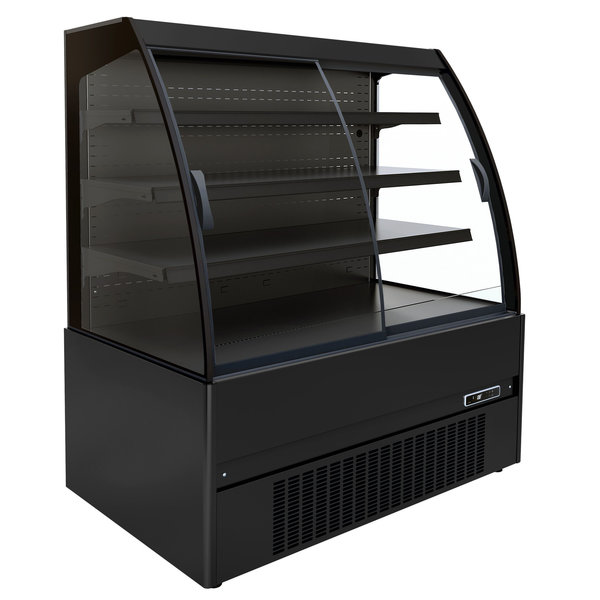 Wandkoeling | NOAH | Zwart | +2°C/+8°C | Geforceerd | 4 Schappen | 1.8kW | Schuifdeuren | 1310x665x1500(h)mm