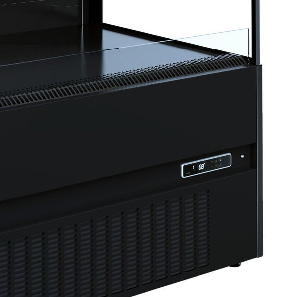 Wandkoeling | JAMIE | Zwart | +2°C/+4°C | Geforceerd | 5 Schappen | 1.52kW | Intern Nachtgordijn | 1310x665x1920(h)mm