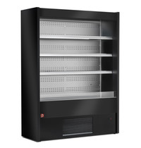 Diamond Wandkoeling | MODENA | Zwart | +4°C/+8°C | Geforceerd | 4 Schappen | 0.6kW | 1200x570x2000(h)mm