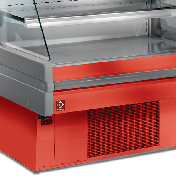 Wandkoeling | MANDY | Div. Kleuren | +4°C/+6°C | Geforceerd | 4 Schappen | 1.07kW | 1000x750x1290(h)mm