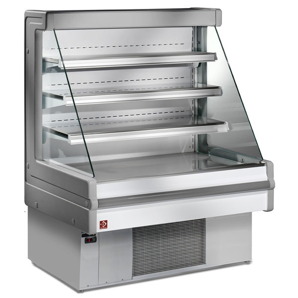 Wandkoeling | MANDY | Grijs | +4°C/+6°C | Geforceerd | 4 Schappen | 1.07kW | 1000x750x1290(h)mm