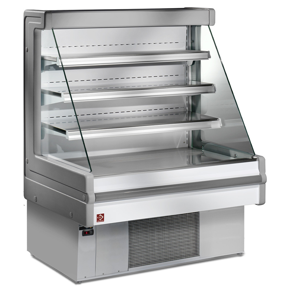 Wandkoeling | MANDY | Grijs | +4°C/+6°C | Geforceerd | 4 Schappen | 1.07kW | 1000x750x1290(h)mm