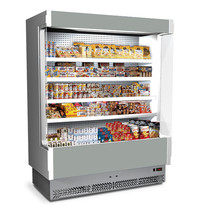Mastro Wandkoeling | VULCANO | Grijs | +3°C/+5°C | Geventileerd | 5 Schappen | 1.5kW | Intern Nachtgordijn | 1580x600x1970(h)mm 