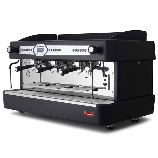 Koffiemachine | AROMA | Zwart | Espresso/Americano | 3 Groepen | Digitaal | 4.6kW | 960x600x595(h)mm