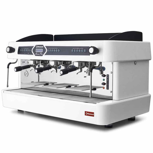 Koffiemachine | AROMA | Wit | Espresso/Americano | 3 Groepen | Digitaal | 4.6kW | 960x600x595(h)mm