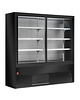 Diamond Wandkoeling | PADOVA | Zwart | +3°C/+6°C | Geforceerd | 4 Schappen | 0.6kW | Schuifdeuren | 1200x570x2000(h)mm 