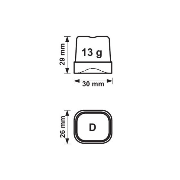 IJsblokjesmachine | Volle Blokjes (13g) | 21kg/24h | Bunker 4kg | Luchtgekoeld | 355x404x590(h)mm