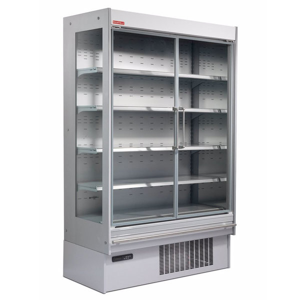 Wandkoeling | DIONE | Grijs | 0°C/+2°C | Geforceerd | 5 Schappen | Klapdeuren | 660x640x2045(h)mm