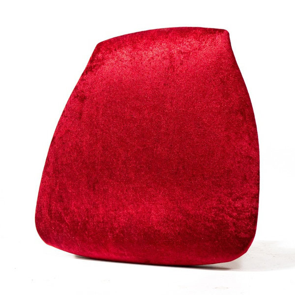 Zitting Napoleon/Tiffany | Bordeauxrood Velours | 385x400x25(h)mm