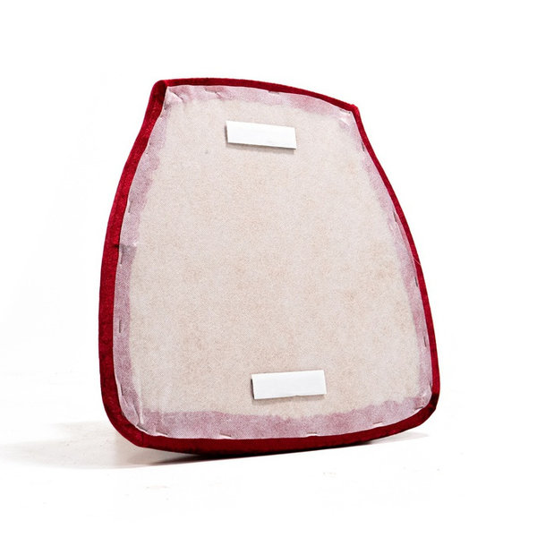 Zitting Napoleon/Tiffany | Bordeauxrood Velours | 385x400x25(h)mm